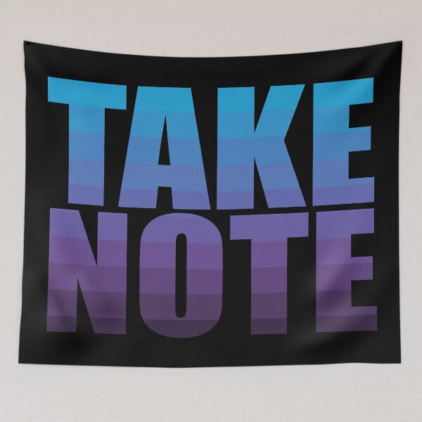 Item preview, Take Note Purple designed and sold by randilynn18.