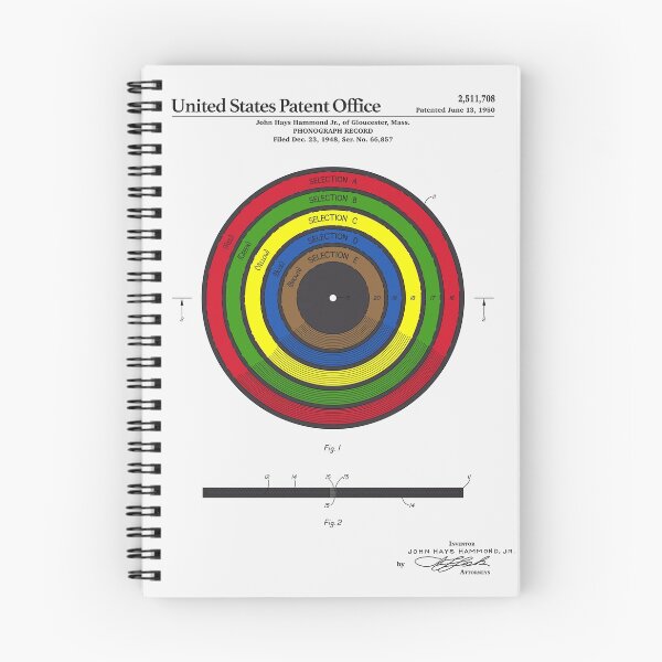 Item preview, Phonograph Record Patent designed and sold by FinlayMcNevin.