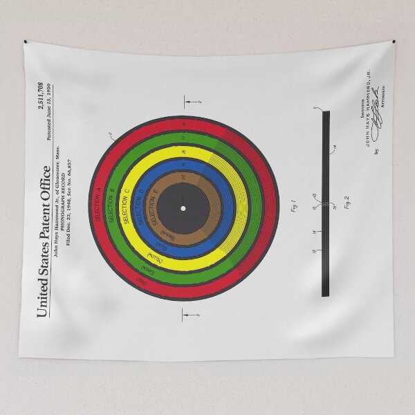 Item preview, Phonograph Record Patent designed and sold by FinlayMcNevin.
