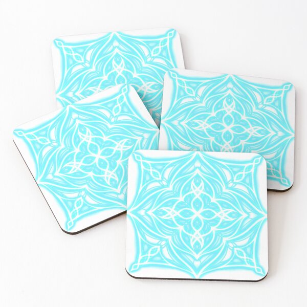 Item preview, Blue Glowing Mandala designed and sold by AlexIvyArt.