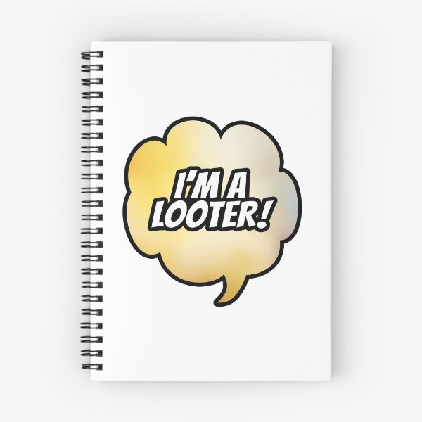 Item preview, I'm A looter Speech Bubble (Gold) designed and sold by SassyClassyMe.