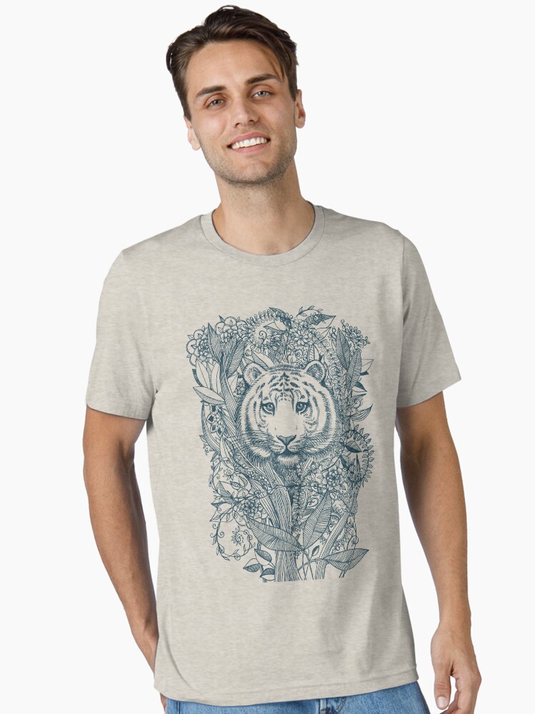 Thumbnail 1 of 7, Essential T-Shirt, Tiger Tangle designed and sold by micklyn.