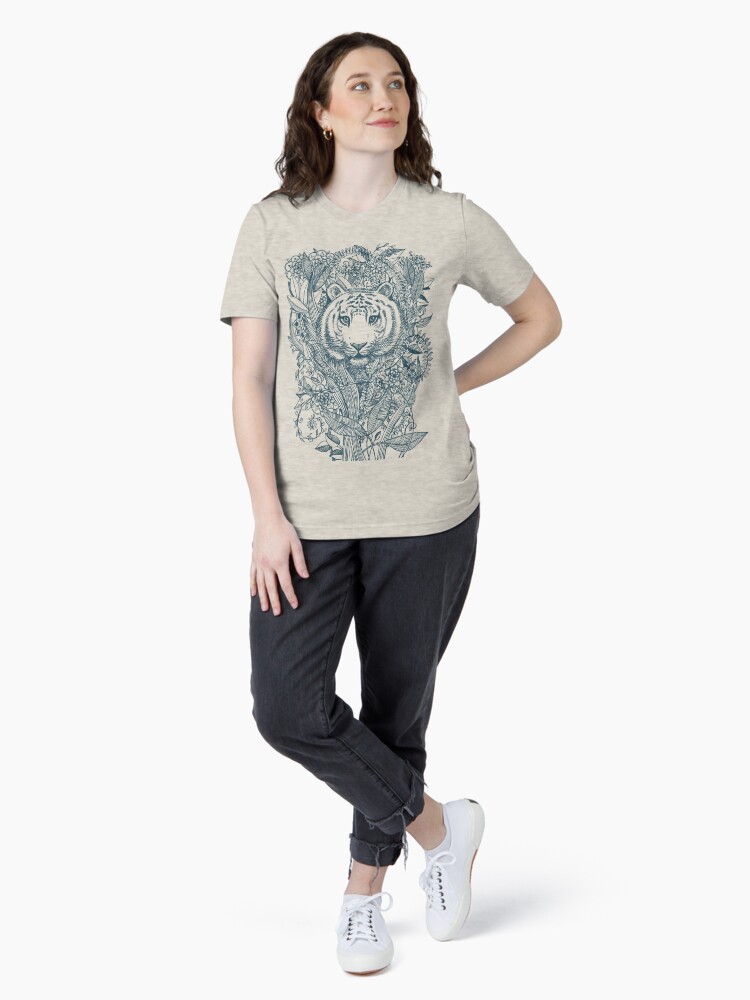 Thumbnail 4 of 7, Essential T-Shirt, Tiger Tangle designed and sold by micklyn.