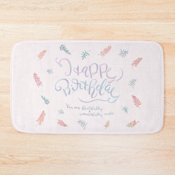 Item preview, Happy Birthday- fearfully wonderfully made / Pink designed and sold by joyfultaylor.