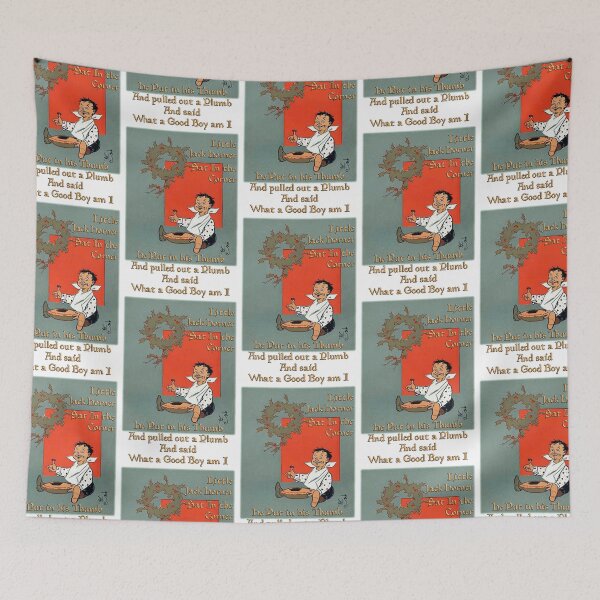 Item preview, LITTLE JACK HORNER SAT IN THE CORNER (#1 with text) designed and sold by johndhalsted.