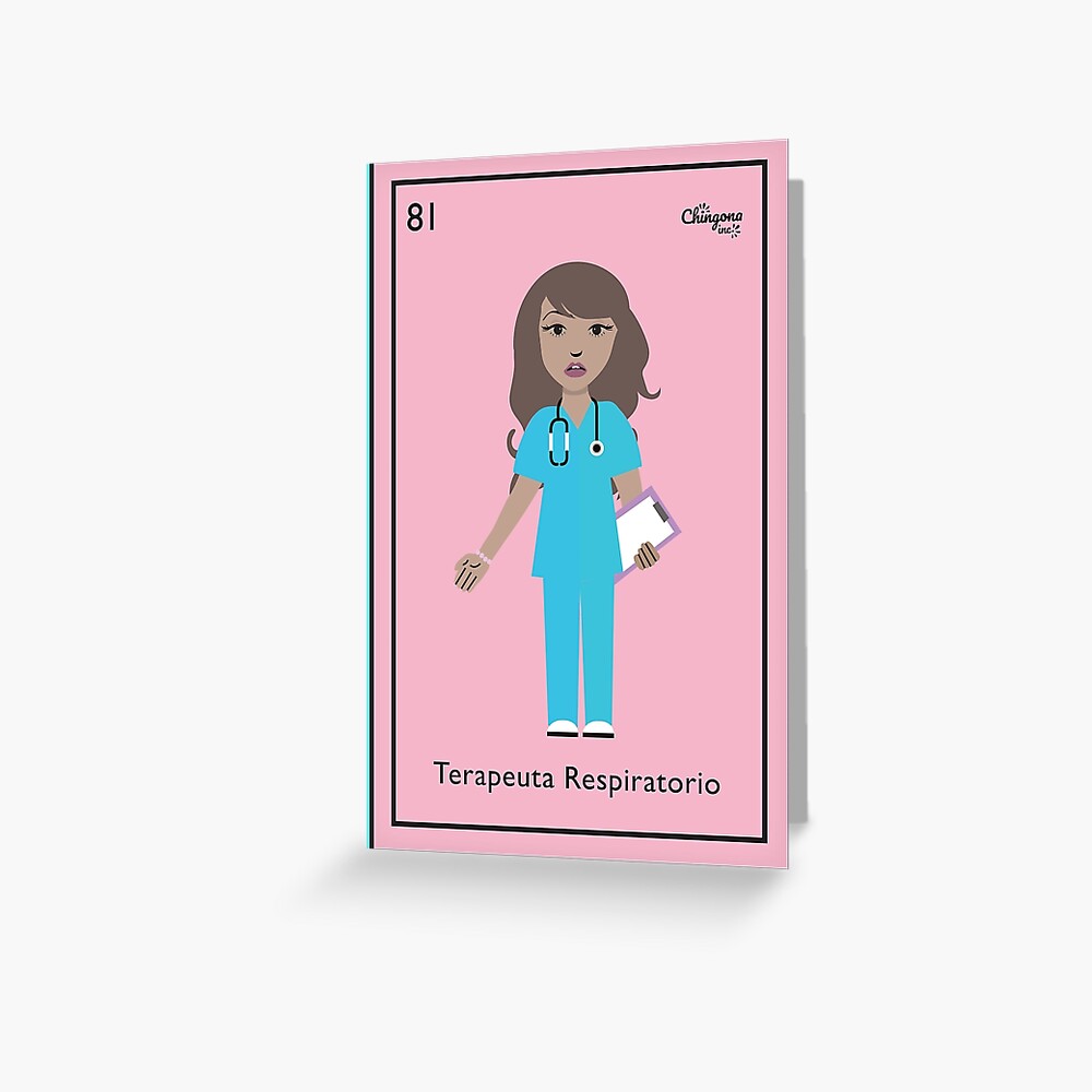 Terapeuta Respiratorio Greeting Card