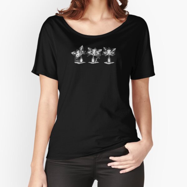 Cute Evil Kitties by Nicola Milan Relaxed Fit T-Shirt