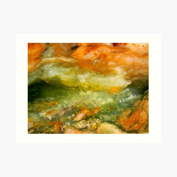 Goldfish Apocalypse (Plasma Stone) Art Print