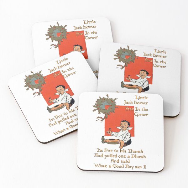 Item preview, LITTLE JACK HORNER SAT IN THE CORNER (#1 clear background with text) designed and sold by johndhalsted.
