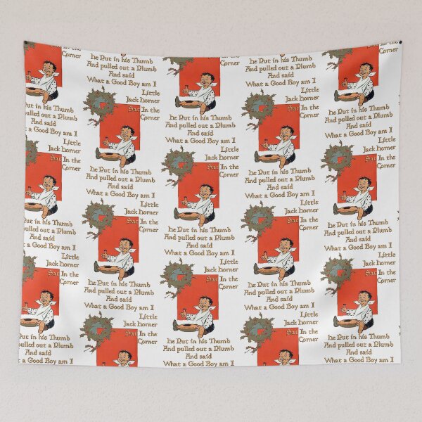 Item preview, LITTLE JACK HORNER SAT IN THE CORNER (#1 clear background with text) designed and sold by johndhalsted.