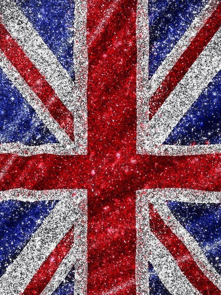 Glitter Union Jack Flag UK Sequin by newyorker01