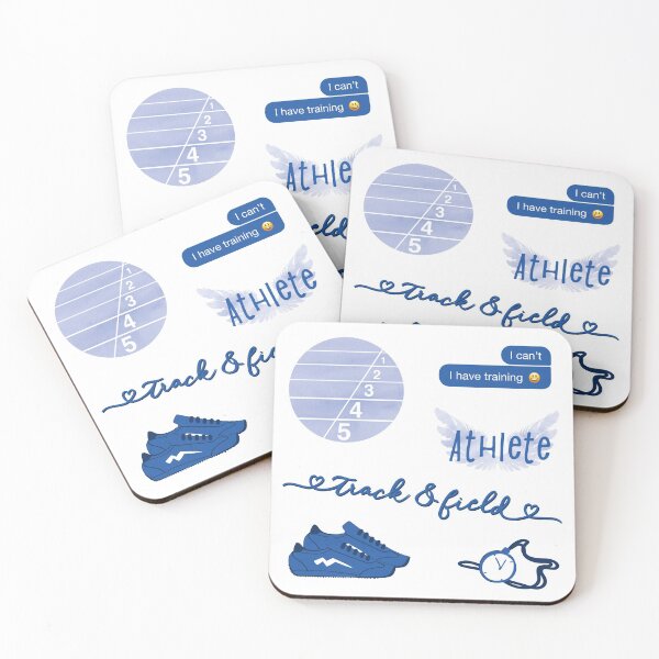Item preview, Blue Watercolor Track and Field Athlete Pack designed and sold by The-Goods.