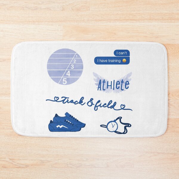 Item preview, Blue Watercolor Track and Field Athlete Pack designed and sold by The-Goods.