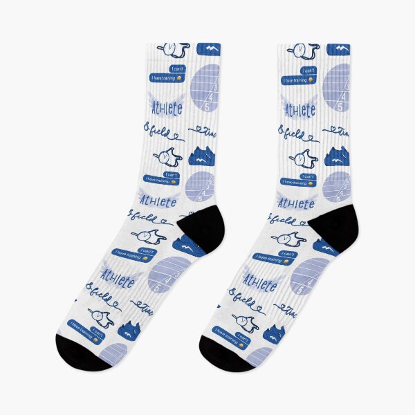 Item preview, Blue Watercolor Track and Field Athlete Pack designed and sold by The-Goods.