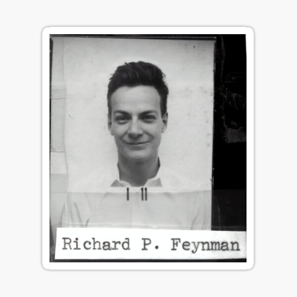 Richard Feynman Sticker