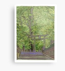 Ginko tree Yanesen Metal Print