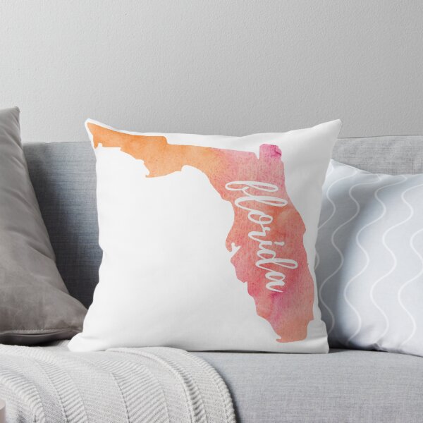 Item preview, Florida Watercolor Silhouette designed and sold by nxtleveldesign.