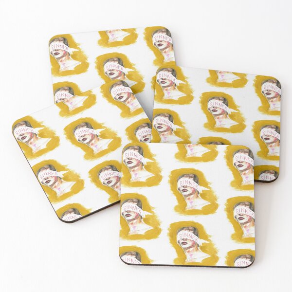 Item preview, Sinner gold watercolor designed and sold by Shannon Curtin.