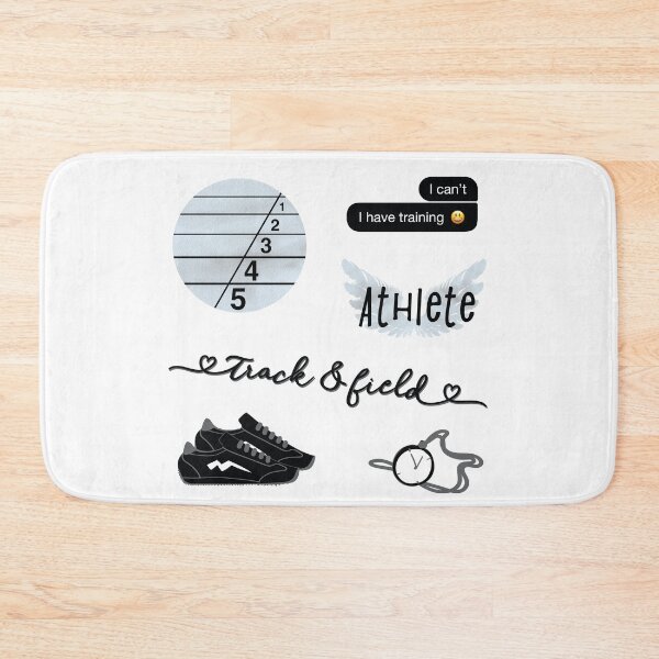 Item preview, Black Watercolor Track and Field Athlete Pack designed and sold by The-Goods.