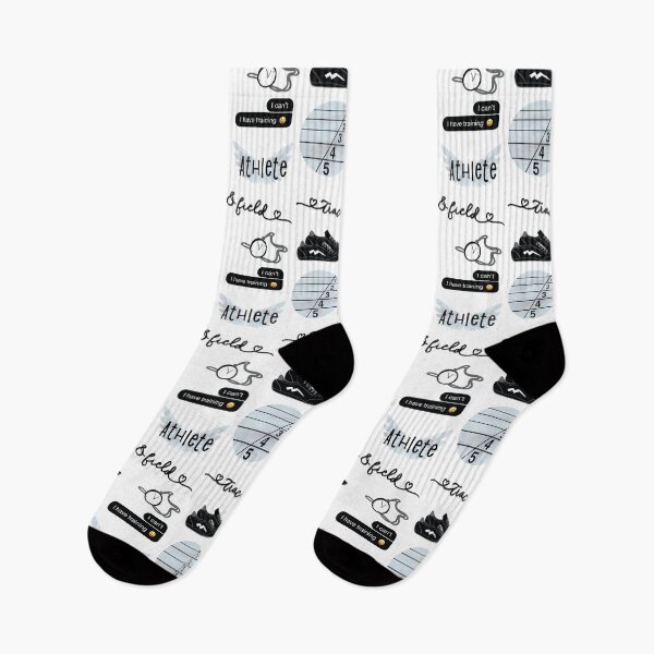 Item preview, Black Watercolor Track and Field Athlete Pack designed and sold by The-Goods.