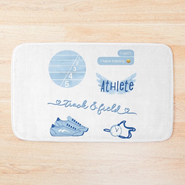 Item preview, Light Blue Watercolor Track and Field Athlete Pack designed and sold by The-Goods.