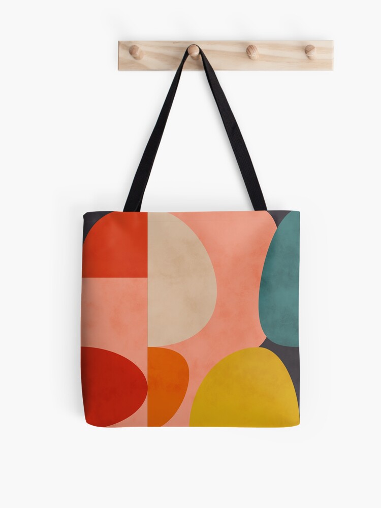 Geometrical,abstract,minimal,modern,pastel Tote Bag