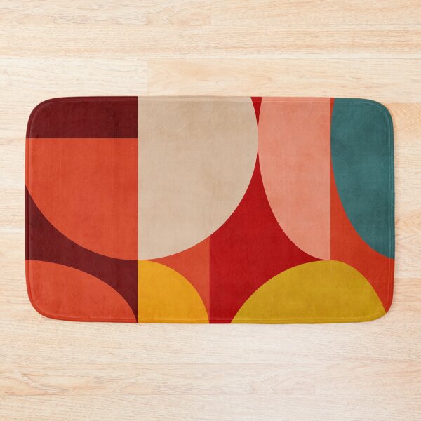 mid century 1 Badematte