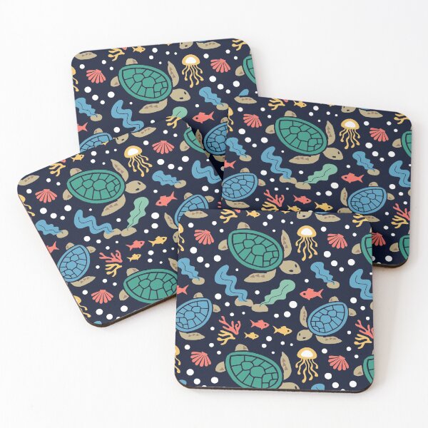 Item preview, Turtle Pattern - Tropical Underwater Pattern designed and sold by Bangtees.