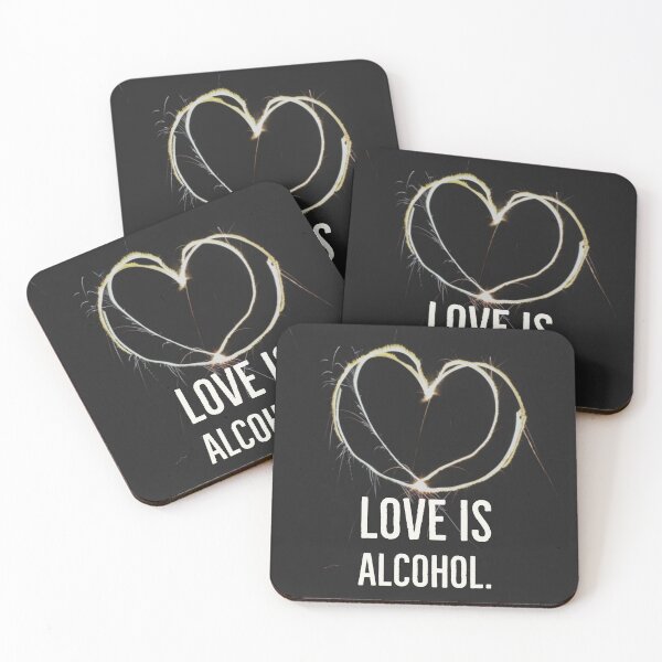 Item preview, Love is alcohol. designed and sold by Maestroedems.