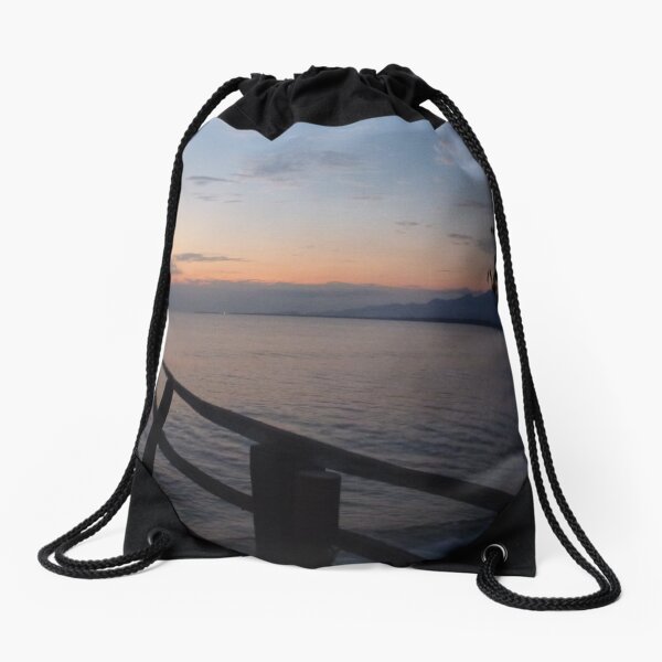 Sunrise Snorkle Drawstring Bag