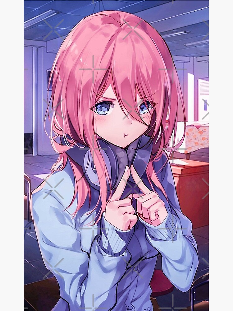 Anime Girl Cute Greeting Card By Yoplkidasz Redbubble