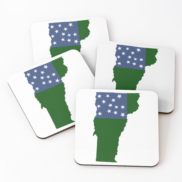 Item preview, Flag map of vermont designed and sold by RossDillon.