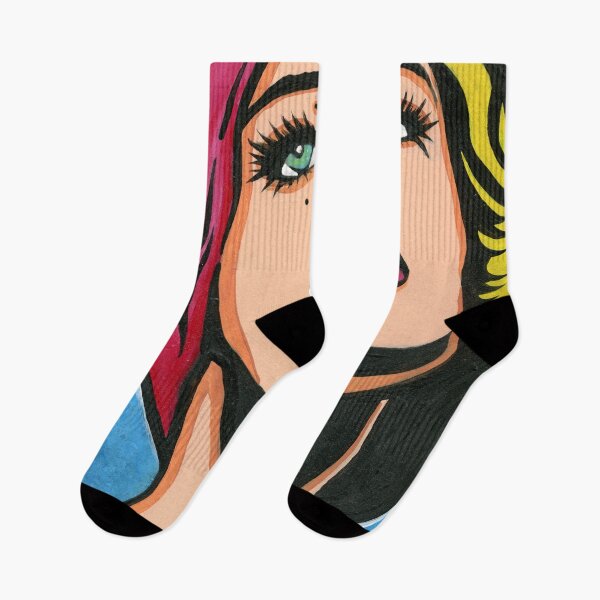 Item preview, Vintage pop art comic girl by Cristina Gálvez designed and sold by Cristina Galvez Viana.