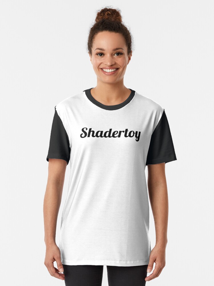 Alternate view of Shadertoy "vec3 col=(1.0,1.0,1.0);" Graphic T-Shirt