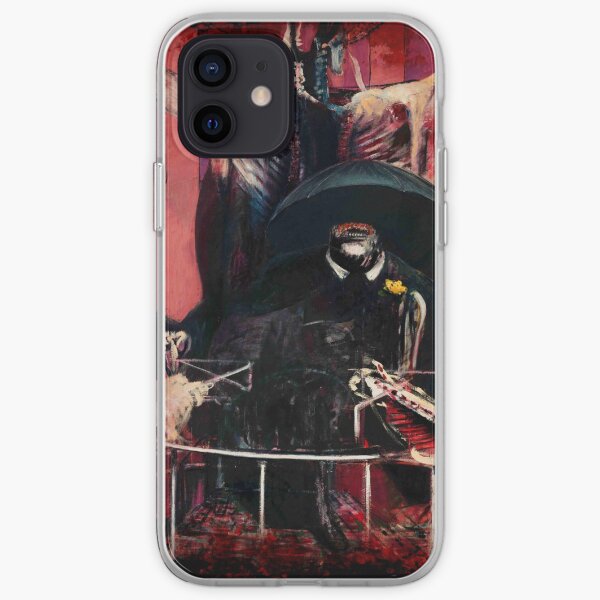 Francis Bacon Painting Horror Art lover figure man Meat gift t shirt iPhone Soft Case