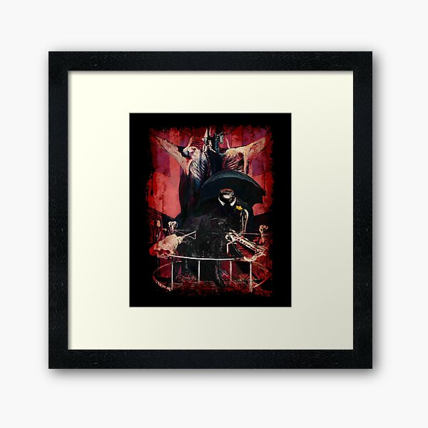 Francis Bacon Painting Horror Art lover figure man Meat gift t shirt Framed Art Print