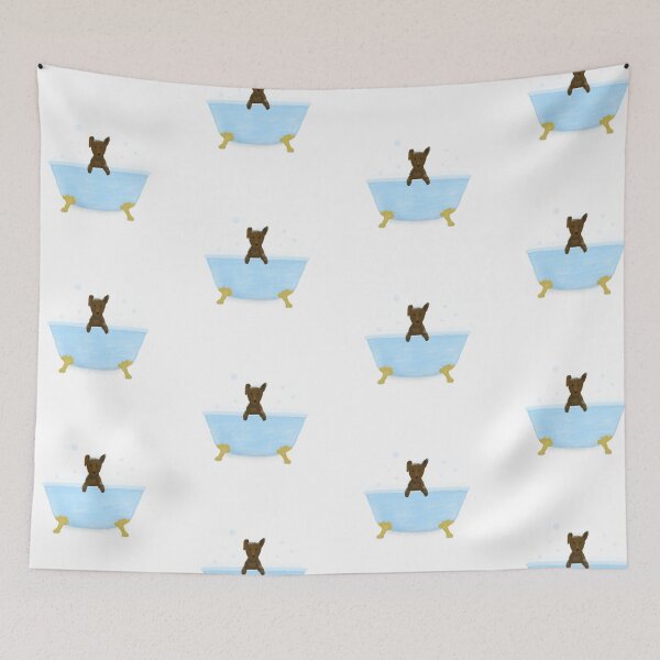 Item preview, Dog in bath designed and sold by ellaseymourdesi.