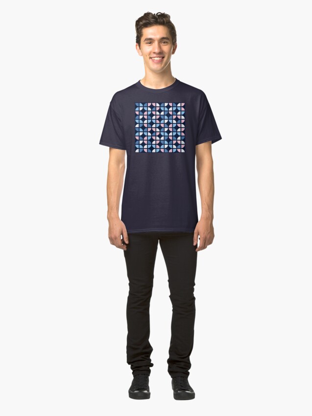 Alternate view of Geometric Pattern: Quarter Circle: Julia Classic T-Shirt