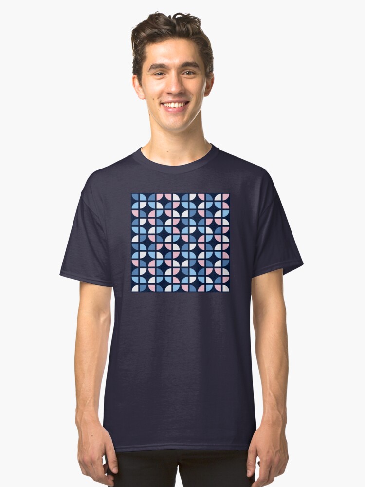 Alternate view of Geometric Pattern: Quarter Circle: Julia Classic T-Shirt