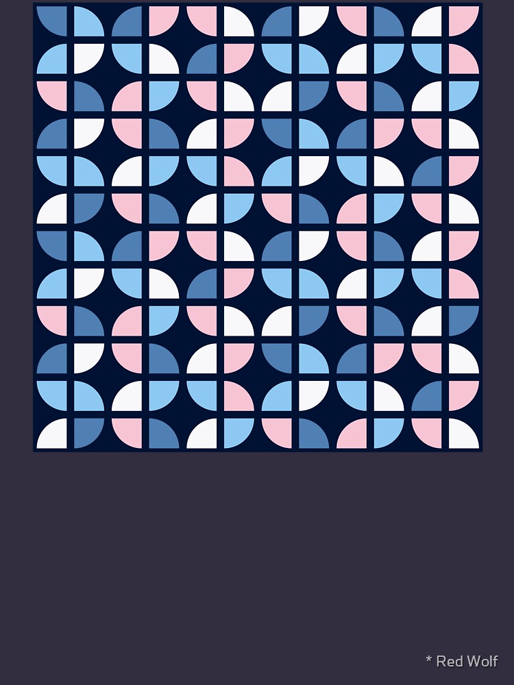 Geometric Pattern: Quarter Circle: Julia by redwolfoz