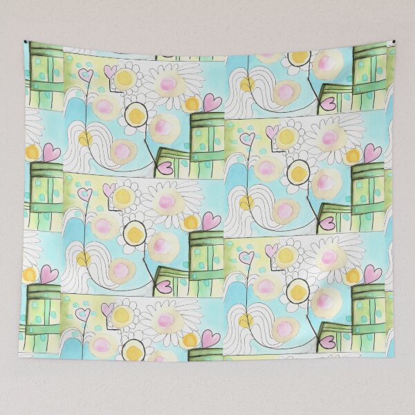 Item preview, Flower doodling designed and sold by ElizabethFrei.