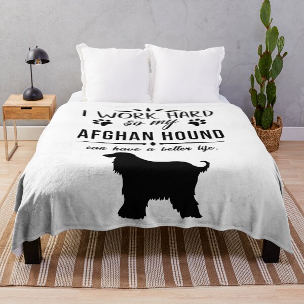 Item preview, I work hard, so my Afghan Hound can have a better life, funny dog design designed and sold by HEJAshirts.