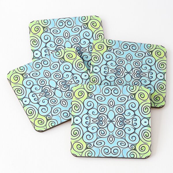 Item preview, Blue and Yellow swells  designed and sold by jenstar77.
