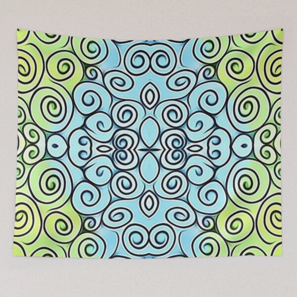 Item preview, Blue and Yellow swells  designed and sold by jenstar77.