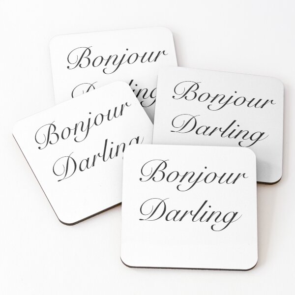 Item preview, Bonjour Darling  designed and sold by MarleyArt123.
