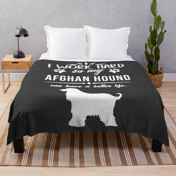 Item preview, I work hard, so my Afghan Hound can have a better life, funny dog design designed and sold by HEJAshirts.