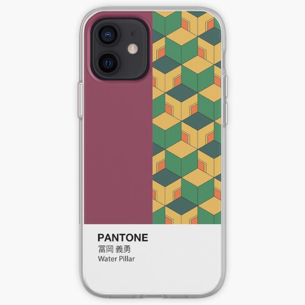 PANTONE Case Demon Slayer Giyu Tomioka Water Pillar iPhone Soft Case