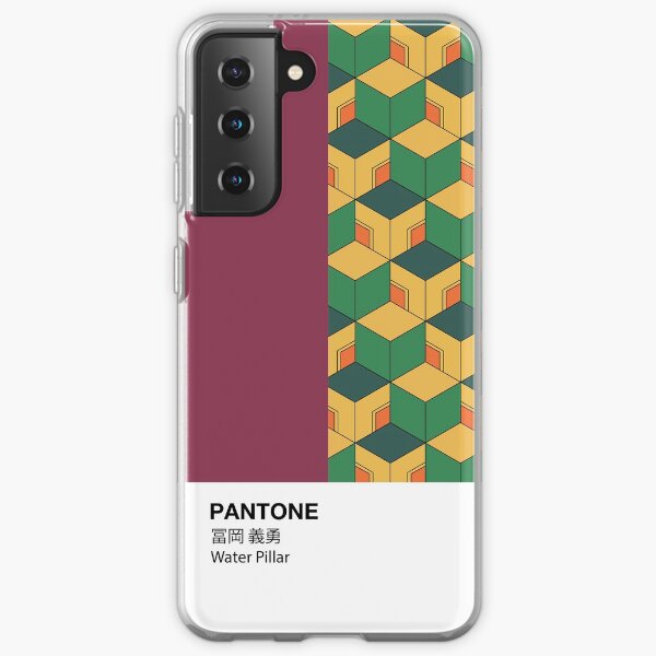 PANTONE Case Demon Slayer Giyu Tomioka Water Pillar Samsung Galaxy Soft Case