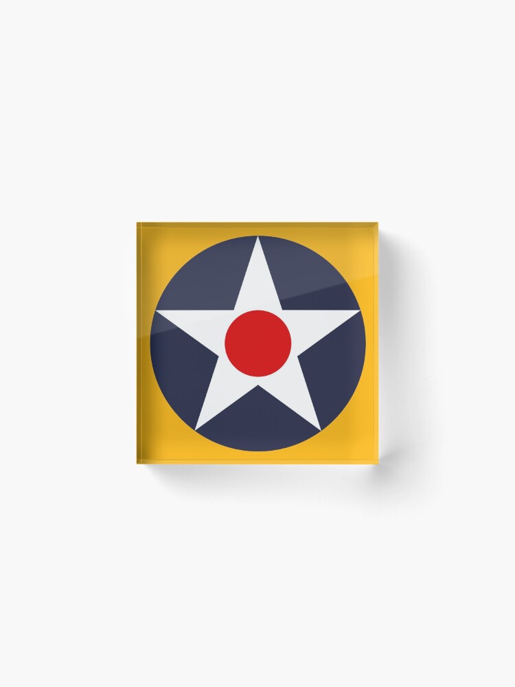 Alternate view of USAAC Historical Roundel 1919-1941 Acrylic Block