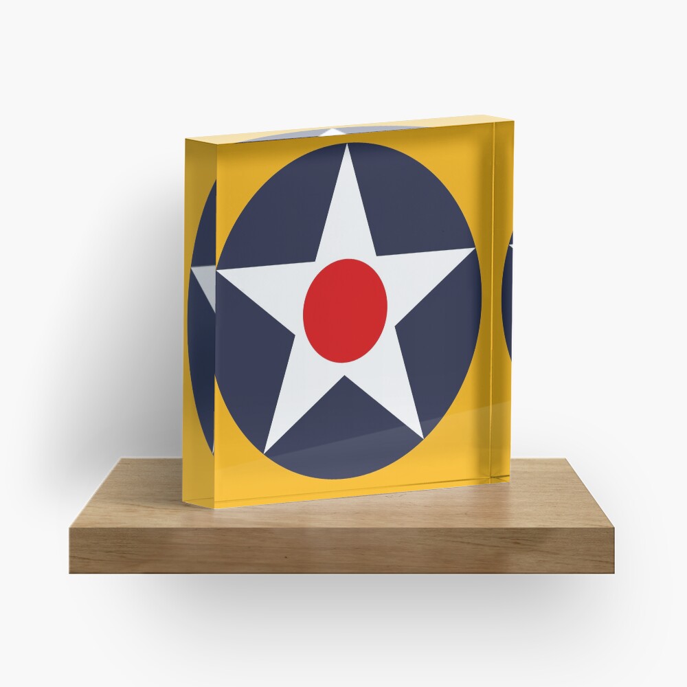 USAAC Historical Roundel 1919-1941 Acrylic Block